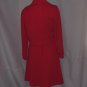 Red Orange Mod Dress and Jacket 1960s 1970s #63