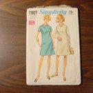Simplicity pattern 7807 Vintage pattern dress 1968 size 14 1/2 bust 37 half-size  No. 88