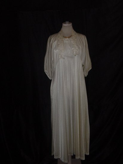Candlelight color Movie Star nightgown Peignoir Robe set #63