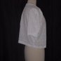 White eyelet jacket short sleeves #63