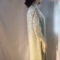 Brocade Ensemble Celadon Sleeveless Mad Men Wiggle Dress Long Jacket #75