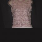 Pink sequined 1950 1960s Shell Fancy top blouse Made in British Hong Kong Zephyr Wool #64 Pink sequined 1950 1960s Shell Fancy top blouse Made in British Hong Kong Zephyr Wool #64