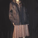 Navy Blue Short Rain coat Vinyl Jacket raincoat #70 Navy Blue Short Rain coat Vinyl Jacket raincoat #70