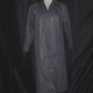 London Fog Raincoat Classic Check blue gray 4 Petite  #70