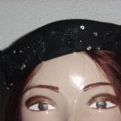 Cocktail hat Vintage winter Hat beads Rhinestones Ladies Famous Barr #67 Cocktail hat Vintage winter Hat beads Rhinestones Ladies Famous Barr #67