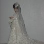 Bride Doll Crocheted Wedding Gown Hard plastic 1960s doll #67