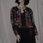 Beaded Sequin Jacket Vogue Nights Beaded Sweater Party Cruise Silk Jacket #70