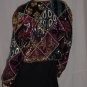 Beaded Sequin Jacket Vogue Nights Beaded Sweater Party Cruise Silk Jacket #70