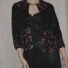 Bead Sequin Jacket Sweater Party Cruise Silk Evening Jacket #70 Bead Sequin Jacket Sweater Party Cruise Silk Evening Jacket #70
