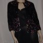 Bead Sequin Jacket Sweater Party Cruise Silk Evening Jacket #70