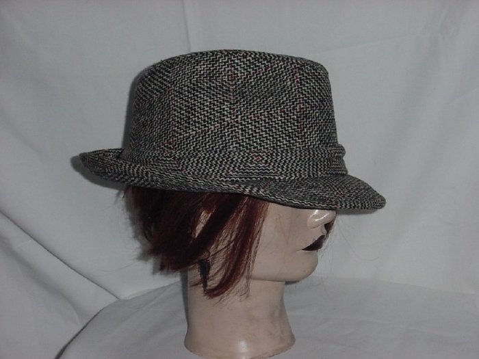 Famous Barr Mens fedora tweed men�s vintage hat 69