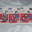 Self Cover Buttons Vintage 3 packages Prims Sewing Button Cover 3/4 inch #71 Self Cover Buttons Vintage 3 packages Prims Sewing Button Cover 3/4 inch #71