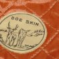 Red Hat Velvet Plush Cap Doe skin Made in Japan 6 7/8"  #74
