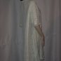 Vintage Odette Barsa Chantilly Lace Yellow Robe Marshall Field Lingerie night gown #71