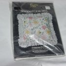 Golden Bee Stamped Cross Stitch Kit Entanglement Pillow 14" x 14" eyelet #72