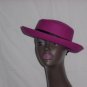 Fuchsia hat wool winter upturn brim womens hat #73