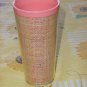 Pitcher Mid Century Plastic Burlap Raffia straw mat in Plastic 1950s 1960s No. 76