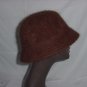 Brown Bijoux Terner ladies hat pull down bucket hat Angora nylon womens hat No. 73