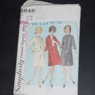 Simplicity Pattern 1964 Vintage 5648 Misses Suit Size 16 Bust 36 No. 77