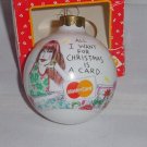 Hallmark All I want for Christmas ornament Shoebox Mastercard ornament No. 16 Hallmark All I want for Christmas ornament Shoebox Mastercard ornament No. 16