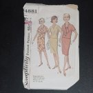 Simplicity Size 16 Vintage Sewing Pattern Womens Two Piece Dress 4881  No. 88