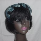 Valerie Modes Vintage Womens Hat 1950s Blue band hat No. 80 Valerie Modes Vintage Womens Hat 1950s Blue band hat No. 80