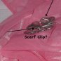 Vintage Pin Four Leaf Clover Shamrock Clover Rhinestones, silvertone No. 79