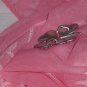 Vintage Pin Four Leaf Clover Shamrock Clover Rhinestones, silvertone No. 79