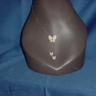 Butterfly Necklace Dainty Enamel butterfly gold tone necklace No. 97 Butterfly Necklace Dainty Enamel butterfly gold tone necklace No. 97