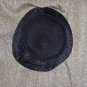 Navy hat Blue Beret half bow Straw type Vintage womans hat No. 82
