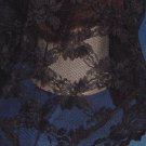 Mantilla Black Lace Triangular Scarf 1960s  No. 85