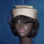 Light Beige hat 50s style womens hat No. 82
