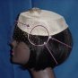 Light Beige hat 50s style womens hat No. 82