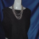 Vintage Carol Brent shell top Black lace overlay Bust 38  No. 23