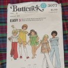 3077 Simplicity Girls Sewing Pattern Girls Size 6 Breast 25 No. 30 3077 Simplicity Girls Sewing Pattern Girls Size 6 Breast 25 No. 30