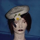 Vintage hat black cream Original Roberta Bernays No. 100a Vintage hat black cream Original Roberta Bernays No. 100a