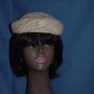 Leci 1950s 1960s pillbox vintage womens hat Criss cross front Wool No. 98