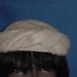 Leci 1950s 1960s pillbox vintage womens hat Criss cross front Wool No. 98