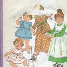 Simplicity 9850 Size 3 Toddler Dress lined coat reversible hat  No. 86