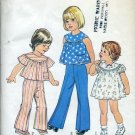 Simplicity 7365 Size 1/2 Toddler dress or top pants No. 86