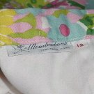 Floral Water Color Skirt Vintage maxi length Wrap around Skirt No. 87