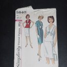 Dress over blouse skirt vintage 1964 pattern Simplicity 5840  No. 31