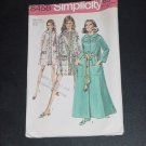 Simplicity Robe pattern 8458 Miss Medium vintage robe two lengths 1969 pattern  No. 31