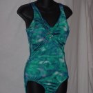 Roxanne Swim suit Size 16 38C Turquoise purples No. 88 Roxanne Swim suit Size 16 38C Turquoise purples No. 88