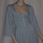 Nite Sweats Blue button front nightwear nightgown lounge wear 2XL #96