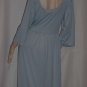Nite Sweats Blue button front nightwear nightgown lounge wear 2XL #96