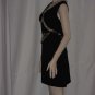 Black dress Vintage sequin braiding mini dress No. 96