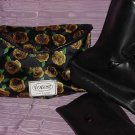 Totes Black rubber overshoes rain boots in Clutch bag  Size X-Large  No.  96