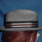 Mens fedora Lightweight Churchills Summer Straw men's vintage hat 7 1/4 No. 98