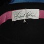 Vintage Womens hat Frank Olive black derby hat small brim gold trim - No 100a